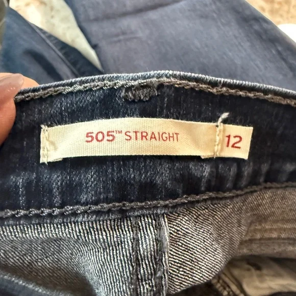 Levi's 505 Straight Leg Women's Jeans‎ Sz 12S - Picture 3 of 5